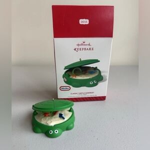 Hallmark Keepsakes 2016 Little Tikes Turtle Sandbox *MINIATURE ORNAMENT